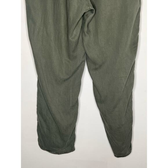 Faherty Arlie Pull On High Waisted Tapered Utility Pants Thyme Women's Size XL - Picture 8 of 11